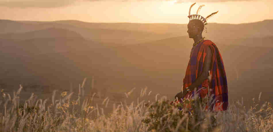 Maasai Warrior, Sirikoi Lodge, Lewa Wildlife Conservatory, Kenya 