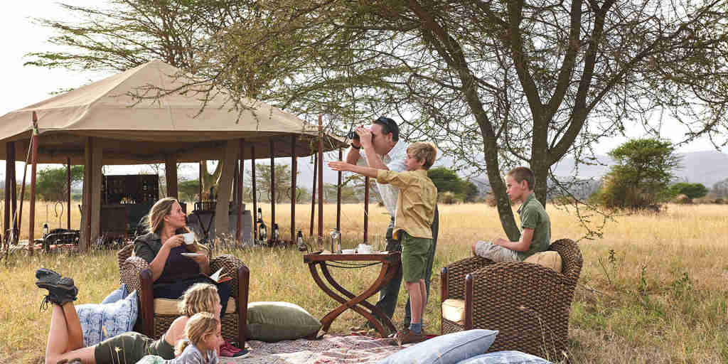 legendary serengeti mobile camp families